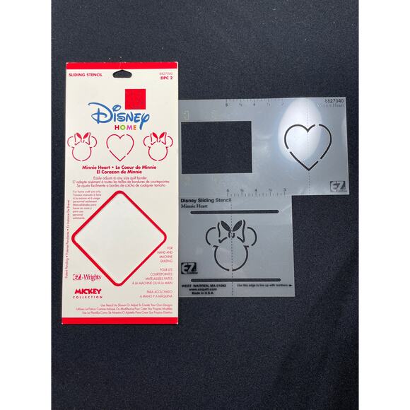 Disney Home, Sliding Stencils, EZ by Wrights, Quilting - Picture 5 of 7